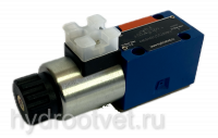 4WE6GA61/CG24N9K4 - Гидрораспределитель золотниковый Ду 6 с электроуправлением, схема GA (64-1), электроуправление G24, возврат - пружинный